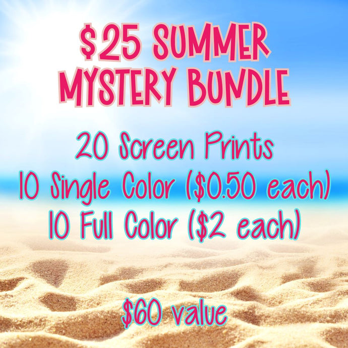 RTS Summer Mystery Screen Print Transfer Bundle