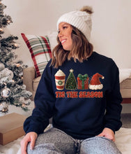 Load image into Gallery viewer, RTS Tis The Season Christmas Crochet Yarn Clear Film DTF Transfer (325 HOT Peel)
