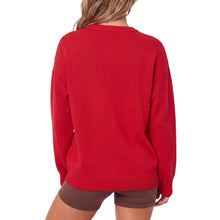 Load image into Gallery viewer, Santa Christmas Sequins Sweater | Women Santa Crew Neck Long Sleeve Knitted Pullover Fashion Clothing Streetwear
