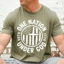 Load image into Gallery viewer, SHIPS 4/3 Screen Print Transfer | One Nation Under God (325 Hot Peel)
