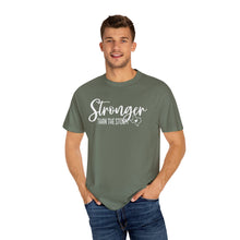 Load image into Gallery viewer, Stronger Than The Storm Comfort Colors T-shirt Unisex Tee, Flood Relief Fundraising Shirt, Donations, Texas Support Apparel, Unisex Tee
