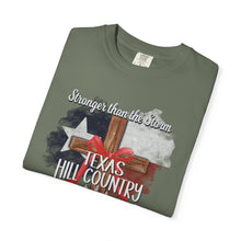 Load image into Gallery viewer, Stronger Than The Storm Hill Country Strong Comfort Colors T-shirt Unisex Tee, Flood Relief Fundraising Shirt, Donations, Texas Support Apparel, Unisex Tee
