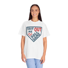 Load image into Gallery viewer, Take Me Out To The Ball Game Comfort Colors T-Shirt- Baseball Mom
