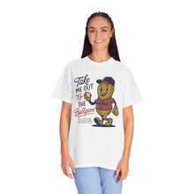 Load image into Gallery viewer, Take Me Out To The Ball Game Peanut Comfort Colors T-Shirt- Baseball Mom
