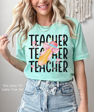 Load image into Gallery viewer, Teacher Pencil Grade Level DTF Transfer (300 HOT PEEL) | Ships 3-7 Business Days
