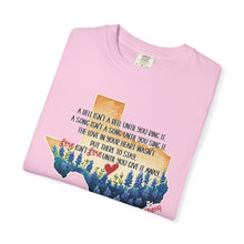 Load image into Gallery viewer, Texas Strong Camp Mystic Love Comfort Colors T-shirt Unisex Tee, Flood Relief Fundraising Shirt, Donations, Texas Support Apparel, Unisex Tee
