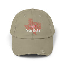 Load image into Gallery viewer, Texas Strong Doodle Distressed Cap | Texas Hill Country Flood Relief 100% Donation | Vintage Adjustable Style Cap | Pray for Texas
