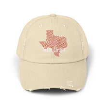 Load image into Gallery viewer, Texas Strong Doodle Distressed Cap | Texas Hill Country Flood Relief 100% Donation | Vintage Adjustable Style Cap | Pray for Texas
