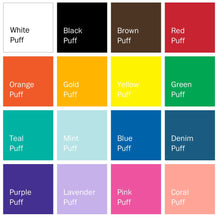 Load image into Gallery viewer, Custom ONE Color PUFF | Screen Print Transfer | Ships in 5-7 business days
