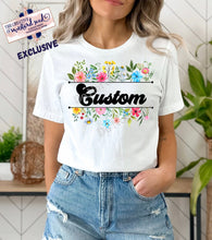 Load image into Gallery viewer, Customizable Mother&#39;s Day Spring Floral DTF | Ships In 5-10 Business Days
