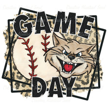 Load image into Gallery viewer, Leopard Baseball Game Day DTF Transfer (300 HOT PEEL) | Ships 3-7 Business Days
