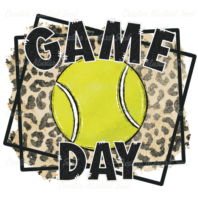 Leopard Game Day Tennis | Digital Download