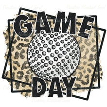 Load image into Gallery viewer, Leopard Golf Game Day DTF Transfer (300 HOT PEEL) | Ships 3-7 Business Days
