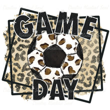 Load image into Gallery viewer, Leopard Soccer Game Day DTF Transfer (300 HOT PEEL) | Ships 3-7 Business Days
