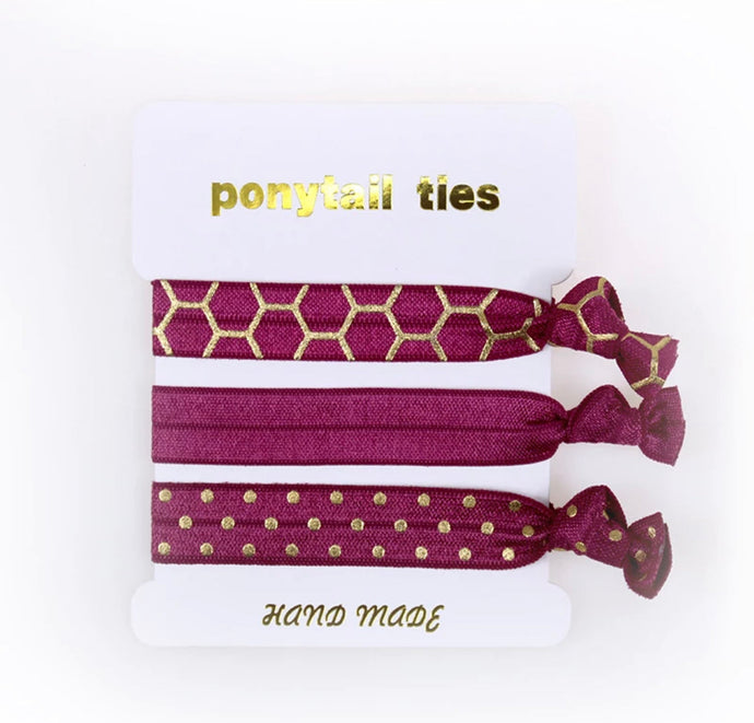 Maroon Hair Tie Fillers