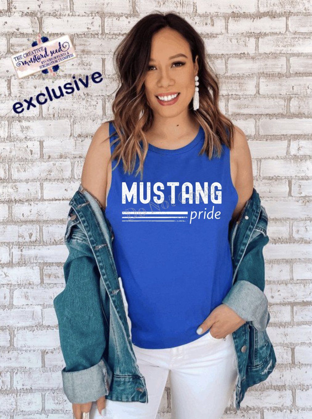 PO Screen Print Transfer | Mustang Pride