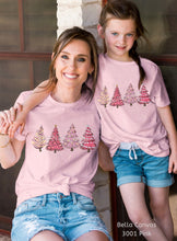 Load image into Gallery viewer, PO SHIPS 10/5 Screen Print Transfer | Pink Christmas Trees | Adult and Youth (HIGH HEAT)
