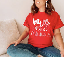 Load image into Gallery viewer, PO SHIPS 11/10 Screen Print Transfer | Holly Jolly Nurse
