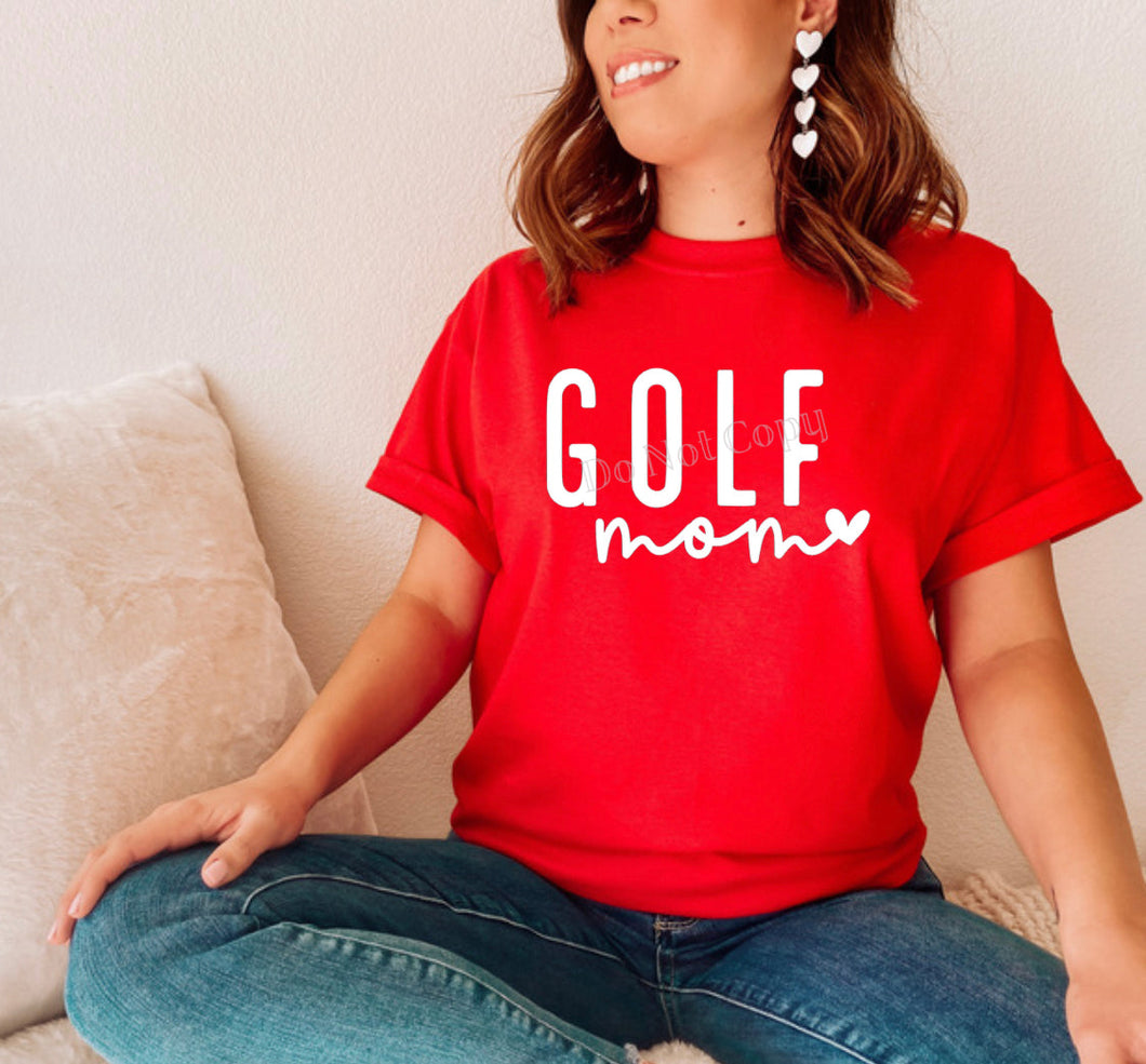 PO SHIPS 2/16 Screen Print Transfer | Golf Mom