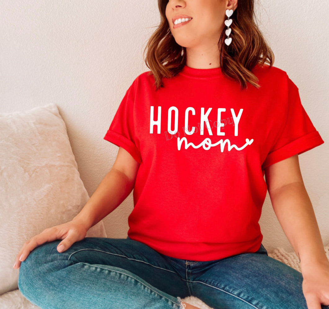 PO SHIPS 2/16 Screen Print Transfer | Hockey Mom