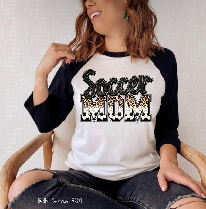 PO SHIPS 2/16 Screen Print Transfer | Soccer Mom (HIGH HEAT)