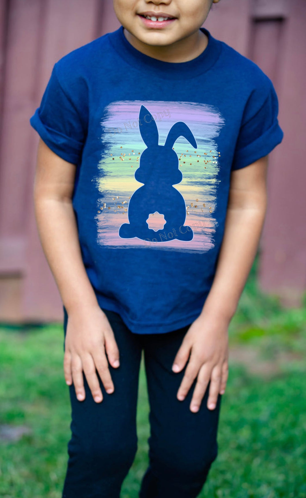 PO SHIPS 2/2 Screen Print Transfer | Youth Easter Bunny Splash (HIGH HEAT)