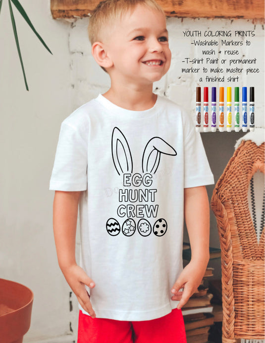 PO SHIPS 2/9 Screen Print Transfer | YOUTH Egg Hunt Crew