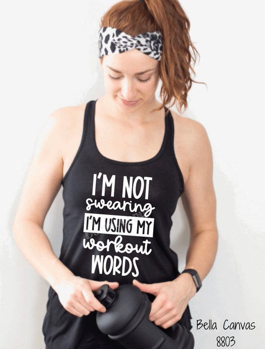 PO SHIPS 4/6 Screen Print Transfer | Workout Words