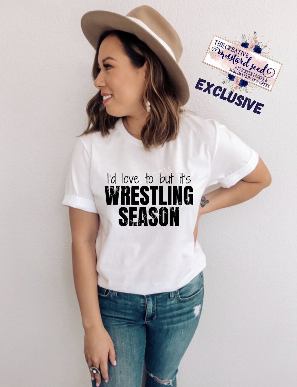 PO SHIPS 9/22 Screen Print Transfer | Wrestling Season