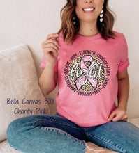 Load image into Gallery viewer, RESTOCK SHIPS 10/6 Screen Print Transfer | Leopard Breast Cancer Awareness (HIGH HEAT)
