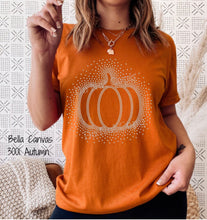 Load image into Gallery viewer, RTS Rhinestone Transfer | Pumpkin (Clear Stone)
